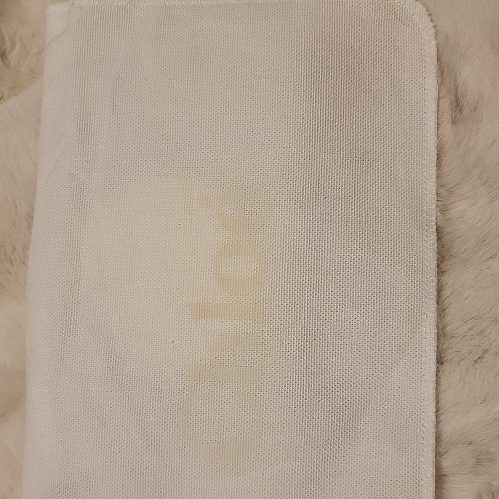 Chloe Beige Canvas and Black Leather Wallet - Picture 11 of 11